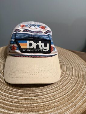 Drty Original Patch Ripstop SnapBack Hat - Cowboy Aztec by combat iron- Veteran